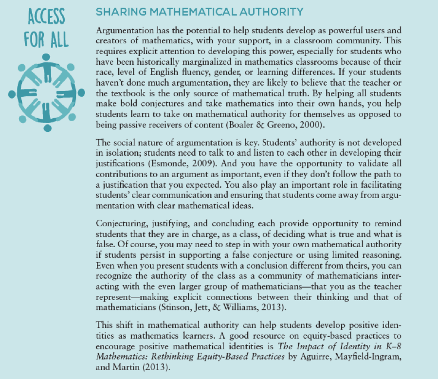 Book excerpt on Sharing Mathematical Authority